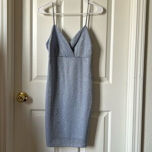 Large Sparklingly Blue Dress